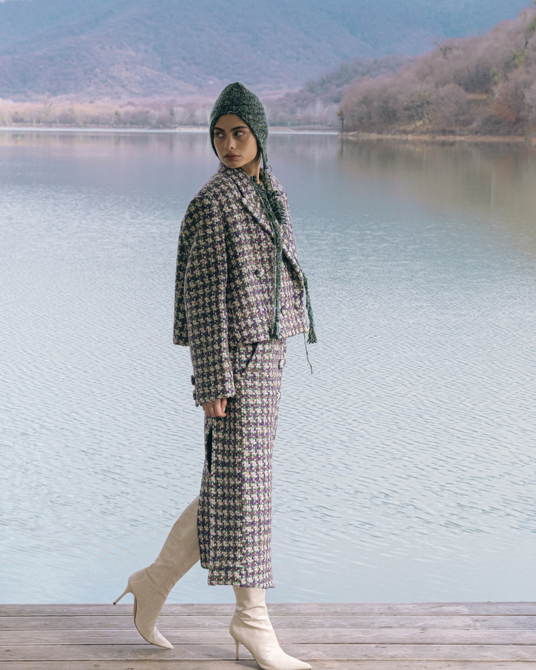 Boa Tweed Blazer