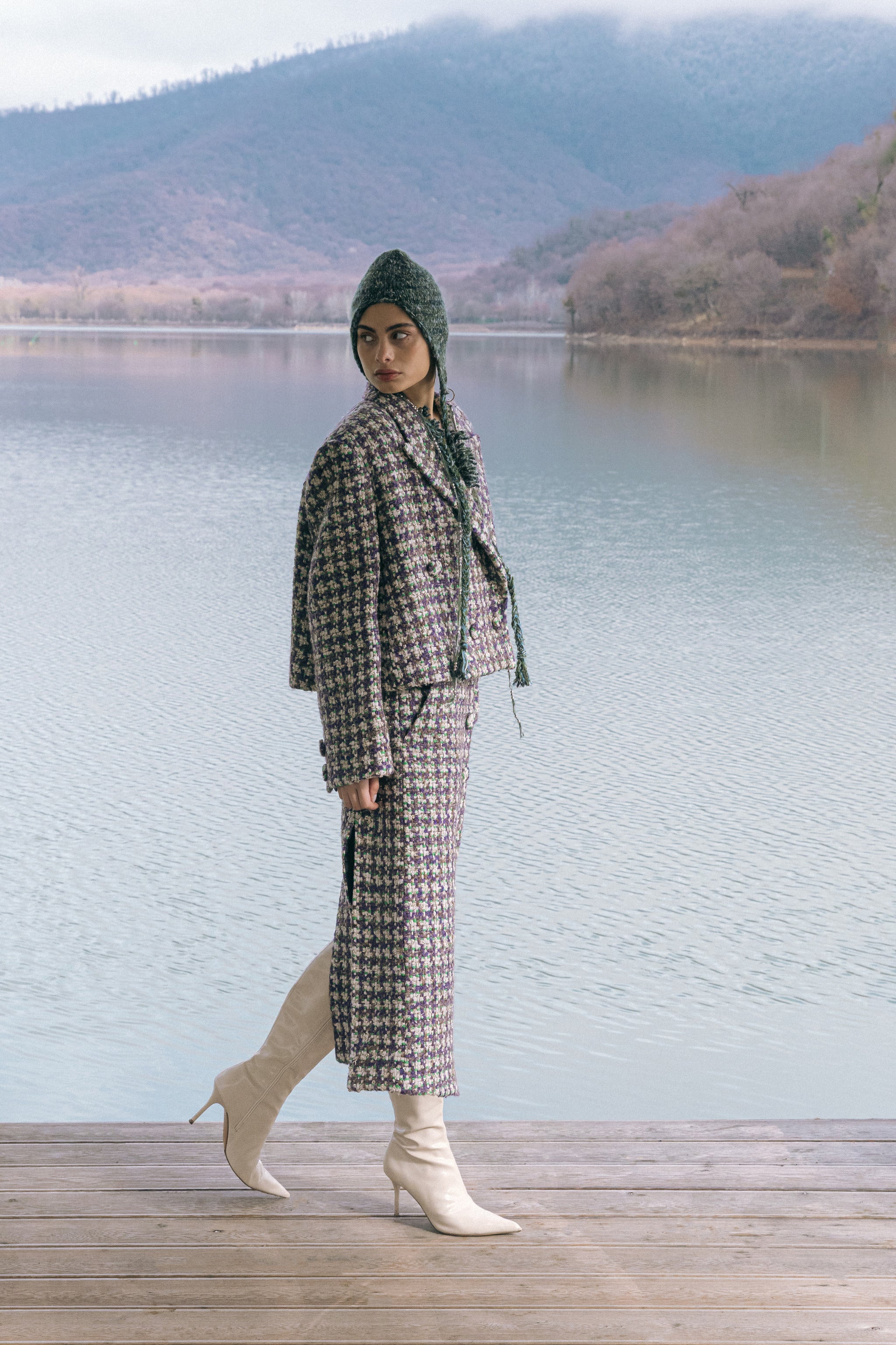 Boa Tweed Blazer