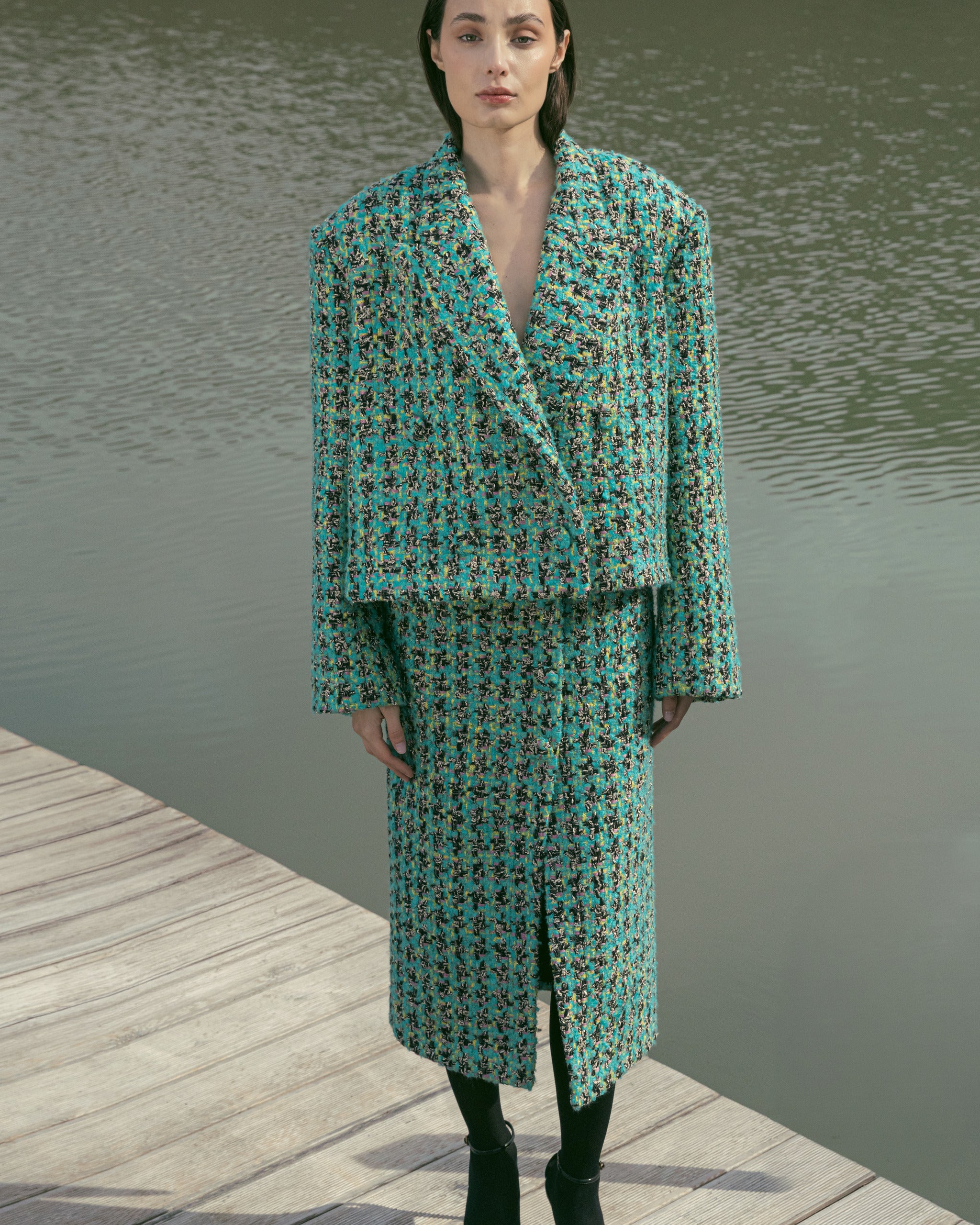 Boa Tweed Blazer