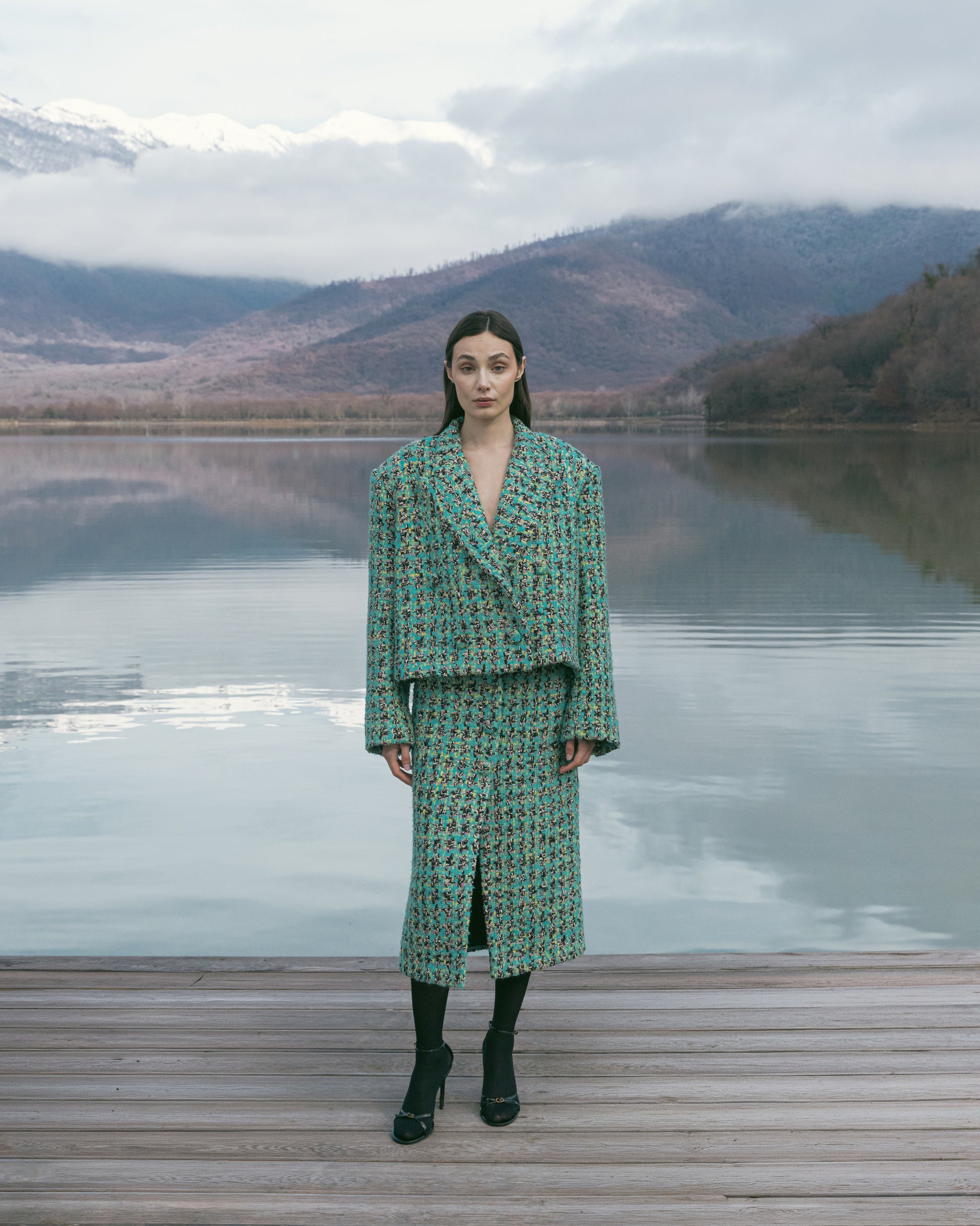 Boa Tweed Blazer